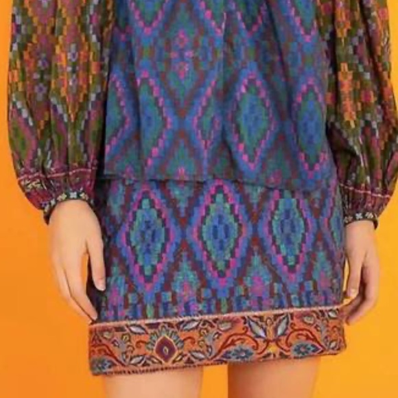 FARM Rio Dresses & Skirts - Farm Rio Scarf Mini Skirt, NWTGS, Medium